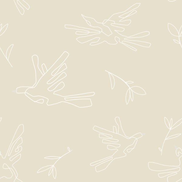 Cream Line Birds